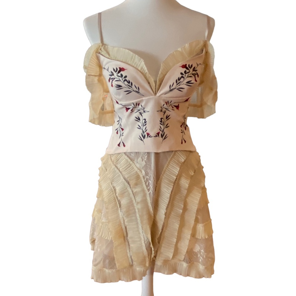 Vintage Checocre women’s Lined mini dress UK size 8